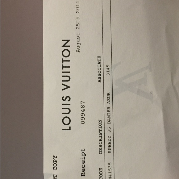 Louis Vuitton speedy 35 damier azur canvas - Picture 6 of 8